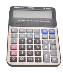 Caosiio Desktop Calculator, 14 Digits, Check & Correct 112 Steps, Black & Gold, CT-7712 | آلة حاسبة مكتبية كاوسيو، 14 رقم، مراجعة وتصحيح 112 خطوة، أسود وذهبي، CT-7712