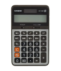 Casio Desktop Calculator, 12 Digits, Solar + Battery, Grey, AX-120B | آلة حاسبة مكتبية كاسيو، 12 رقم، طاقة شمسية + بطارية، رمادي، AX-120B
