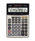 Casio Desktop Calculator, 12 Digits, Check & Correct 300 Steps, Silver & Black, DJ-220D PLUS | آلة حاسبة مكتبية كاسيو، 12 رقم، مراجعة وتصحيح 300 خطوة، فضي وأسود، DJ-220D PLUS