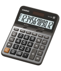 Casio Desktop Calculator, 12 Digits, Metal Faceplate, Grey, DX-120B | آلة حاسبة مكتبية كاسيو، 12 رقم، واجهة معدن، رمادي، DX-120B