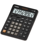 Casio Desktop Calculator, 12 Digits, Two Memories, Black, GX-12B-BK | آلة حاسبة مكتبية كاسيو، 12 رقم، ذاكرتين، أسود، GX-12B-BK