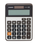 Casio Desktop Calculator, 12 Digits, Metal Faceplate, Silver, MX-120B | آلة حاسبة مكتبية كاسيو، 12 رقم، واجهة معدن، فضي، MX-120B