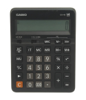 Casio Desktop Calculator, 14 Digits, Two Memories, Black, GX-14B | آلة حاسبة مكتبية كاسيو، 14 رقم، ذاكرتين، أسود، GX-14B