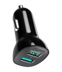 Choetech Car Charger 18W in Black | شاحن سيارة شويتك 18 وات باللون أسود