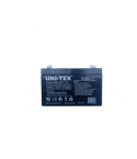 UNI-TEX Battery, 6V, 7A - Black