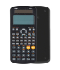 Deli Scientific Calculator, 552 Functions, Natural Textbook Display, Black, D991EX | آلة حاسبة علمية ديلي، 552 وظيفة، شاشة عرض طبيعي للمعادلات، أسود، D991EX