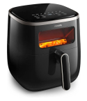 Philips 3000 Series XL Digital Air Fryer, 5.6 Liter, 1700 Watt, Black - HD9257/80
