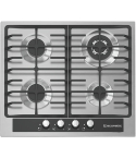 Ecomatic Built-in Gas Hob، 60 cm، 4 Burners in Stainless Steel - S603GC | مسطح غاز بلت ان ايكوماتيك، 60 سم باللون ستانلس ستيل - S603GC
