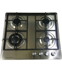 Ecomatic Built-in Gas Hob, 60 cm, 4 Burners in Stainless Steel - S603OC | مسطح غاز بلت ان ايكوماتيك، 60 سم باللون ستانلس ستيل - S603OC