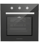 Ecomatic Built-in Gas Oven, 60 cm, 67 Liter, Gas Grill, With Fan, Black Crystal, Display Unit, G6404GT | ايكوماتيك فرن غاز بلت ان، 60 سم، 67 لتر، شواية غاز، بالمروحة، كريستال أسود، قطعة عرض، G6404GT