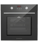 Ecomatic Built-in Gas Oven, 60 cm, 67 Liter, Gas Grill, With Fan, Black Crystal, Display Unit, G6444GTDX | ايكوماتيك فرن غاز بلت ان، 60 سم، 67 لتر، شواية غاز، بالمروحة، كريستال أسود، قطعة عرض، G6444GTDX