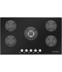 Ecomatic Built-in Kitchen Set، 90 cm، Two-piece Set in Black Glass - SO-2403 (S907RC + G6404T) | طقم مطبخ بلت ان ايكوماتيك، 90 سم باللون زجاج أسود - SO-2403 (S907RC + G6404T)