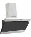 Ecomatic Kitchen Hood 60 cm in Black Crystal Glass / Stainless Steel | شفاط مطبخ إيكوماتيك 60 سم باللون زجاج كريستال أسود / ستانلس ستيل