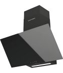 Ecomatic Kitchen Hood 90 cm in Black Crystal Glass | شفاط مطبخ إيكوماتيك 90 سم باللون زجاج كريستال أسود