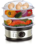 Sokany SK-07018 Food Steamer, 650W, 11L - Silver Black
