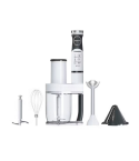 TORNADO Hand Blender 600 Watt Chopper Whisk White HB-600WBT