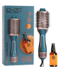 Enzo Professional Hot Air Styling Brush 1000 W Ionic in Black - EN-4112
