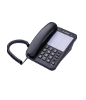 EL-Adl.Tec 209 Corded Landline Telephone - Black