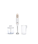 Tank Hand Blender With Chopper, 600ml, 600 Watt, White Rose Gold - CM-6003-1