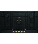 Fresh Built-in Gas Hob, 90 cm, 5 Burners in Black - HAFR90CMB | مسطح غاز بلت ان فريش، 90 سم باللون أسود - HAFR90CMB