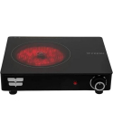 Fresh Electric Plate in Black Glass | مسطح كهربائي فريش باللون زجاج أسود