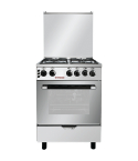 Fresh Gas Cooker 60 cm in Stainless Steel | بوتاجاز فريش 60 سم باللون ستانلس ستيل
