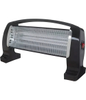 General Quartz Halogen Bar Heater, 1400 W, 3 Quartz Candles in Black, model GE-H103/J | دفاية كوارتز هالوجين مسطرة جنرال، 1400 وات، 3 شمعات كوارتز، اللون: أسود، موديل GE-H103/J