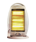 General Quartz Halogen Heater, 1200 W, 3 Quartz Candles in Grey, model GE-H102/3R | دفاية كوارتز هالوجين جنرال، 1200 وات، 3 شمعات كوارتز، اللون: رمادي، موديل GE-H102/3R