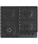 Gorenje Built-in Gas Hob, 60 cm, 4 Burners in Black - GW642AB | مسطح غاز بلت ان جورينيه، 60 سم باللون أسود - GW642AB