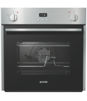Gorenje Built-in Gas Oven, 60 cm, 54 Liter, Gas Grill, With Fan, Stainless Steel, BOG632E10FX | جورينيه فرن غاز بلت ان، 60 سم، 54 لتر، شواية غاز، بالمروحة، ستانلس ستيل، BOG632E10FX