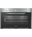 Gorenje Built-in Gas Oven, 90 cm, 88 Liter, Gas Grill, With Fan, Stainless Steel, BOG922E00FX | جورينيه فرن غاز بلت ان، 90 سم، 88 لتر، شواية غاز، بالمروحة، ستانلس ستيل، BOG922E00FX