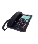 Gaoxinqi Corded Landline Telephone Black- HCD399(322)P-TSDL