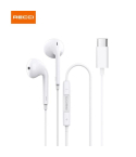 Recci REP-L27 HD Sound Wired Earphone (Type-C) - White