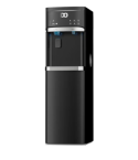 IDO Water Dispenser with Ice Maker Bottom Loading 2 Taps Black*Silver – WDIM501-BK