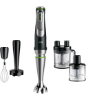 Braun MultiQuick 9 Multifunction Hand Blender, 2 Liter, 1200 Watt, Black Silver - MQ 9187XLI ( International Warranty )
