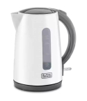 BLACK+DECKER Kettle, 2200 Watt, 1.7 Liter, White - JC70