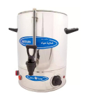 Nova Stainless Electric Water Kettle for cafe, 10 Liter, 3000 Watt, double wall Silver