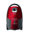 Panasonic MC-CG711 Deluxe Series Bagged Vacuum Cleaner, 1900 W - Red / Black - International Warranty