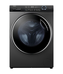 Haier Front Load Washing Machine 10.5 kg in Dark Silver - HW100-B14979S8 | غسالة تحميل أمامي هاير 10.5 كجم باللون فضي غامق - HW100-B14979S8