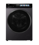 Haier Front Load Washing Machine 10 kg in Dark Silver - HW100-B14367S8U1 | غسالة تحميل أمامي هاير 10 كجم باللون فضي غامق - HW100-B14367S8U1