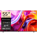 Haier 55 Inch Smart TV ، 4K UHD LED Frameless Built-In Receiver، H55K85GUX in Black | شاشة تلفزيون سمارت هاير ، مقاس 55 بوصة ، LED ، دقة 4K UHD ، بدون إطار ، بريسيفر داخلي ، موديل H55K85GUX باللون أسود