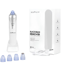 Hapilin Blackhead Remover 4 Suction Levels LED Light in White - HA-840R | جهاز إزالة الرؤوس السوداء هابيلين 4 مستويات شفط إضاءة LED باللون أبيض - HA-840R