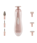 Hapilin Nail Care Kit 6 in 1 2 Speeds LED Light in Pink - HA-8676A