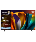Hisense TV 58 inch in Black - 58A6N | تلفزيون (شاشة) هايسنس 58 بوصة باللون أسود - 58A6N