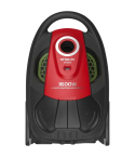 Hitachi Canister Vacuum Cleaner 1600W in Red & Black | مكنسة برميلية هيتاشي 1600 وات لون أحمر × أسود