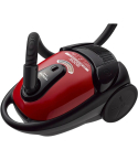 Hitachi Canister Vacuum Cleaner 1800W in Red & Black | مكنسة برميلية هيتاشي 1800 وات لون أحمر × أسود