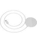 HOCO Wireless Charger 15W in White | شاحن لاسلكي هوكو 15 وات باللون أبيض