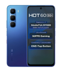 Infinix Hot 60 128 GB 6 GB RAM Blue 5G Smartphone | انفنيكس Hot 60 128 جيجابايت رام 6 جيجابايت لون ازرق شبكة 5G