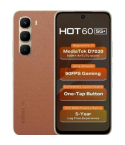 Infinix Hot 60 5G X6726B 128 GB 6 GB RAM Brown 5G Smartphone | انفنيكس Hot 60 5G X6726B 128 جيجابايت رام 6 جيجابايت لون بنى شبكة 5G