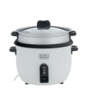 Black & Decker RC2850 Rice Cooker, 2.8 Liter, 1100 Watt - White (international warranty)